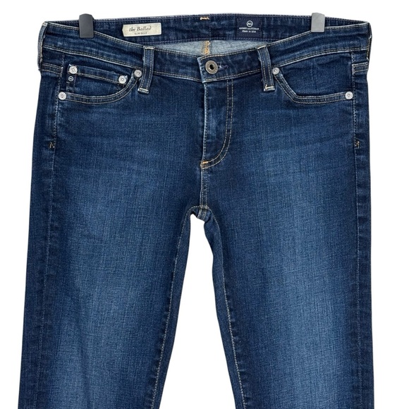 Ag Adriano Goldschmied The Ballard Slim Boot Jeans Womens 28 Low Rise Vintage - Picture 2 of 8